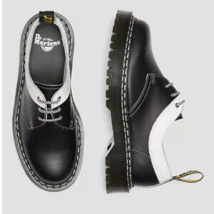 NWOB Dr. Martens1461 Bex Two-Tone Derby Unisex Shoes Black White Size EU36 US5